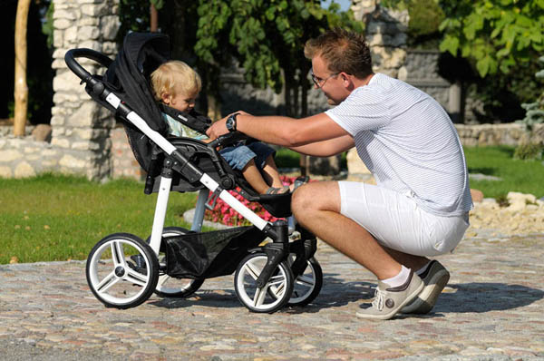 Детская прогулочная коляска Nico - шасси белая/bia - sl388  